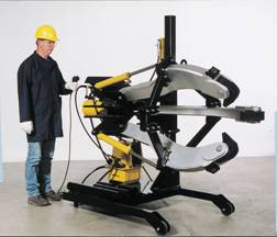 Lockable hydraulic clamp claw puller